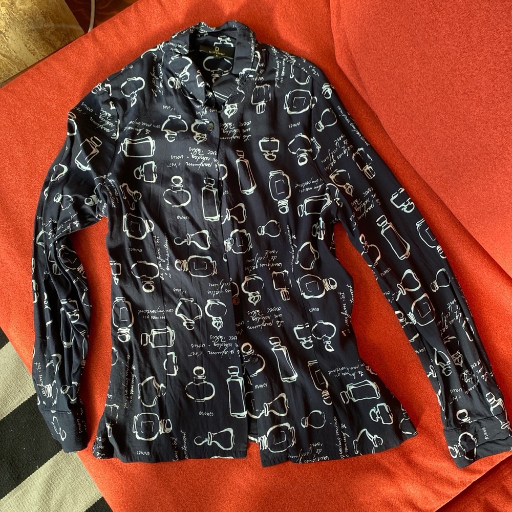 Vintage printed blouse